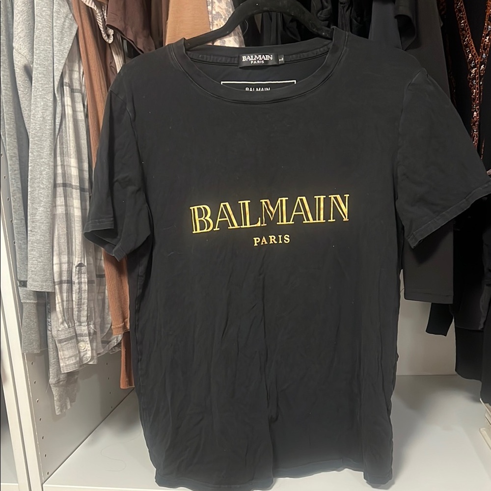 Balmain Black T-Shirt for Women